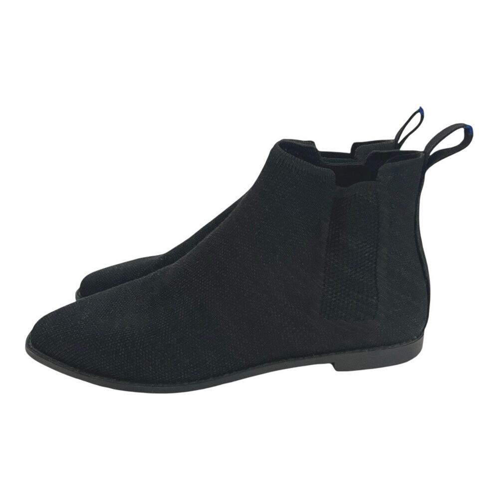 Rothy’s Merino Ankle Boots In Onyx Size 7.5 - Picture 3 of 13